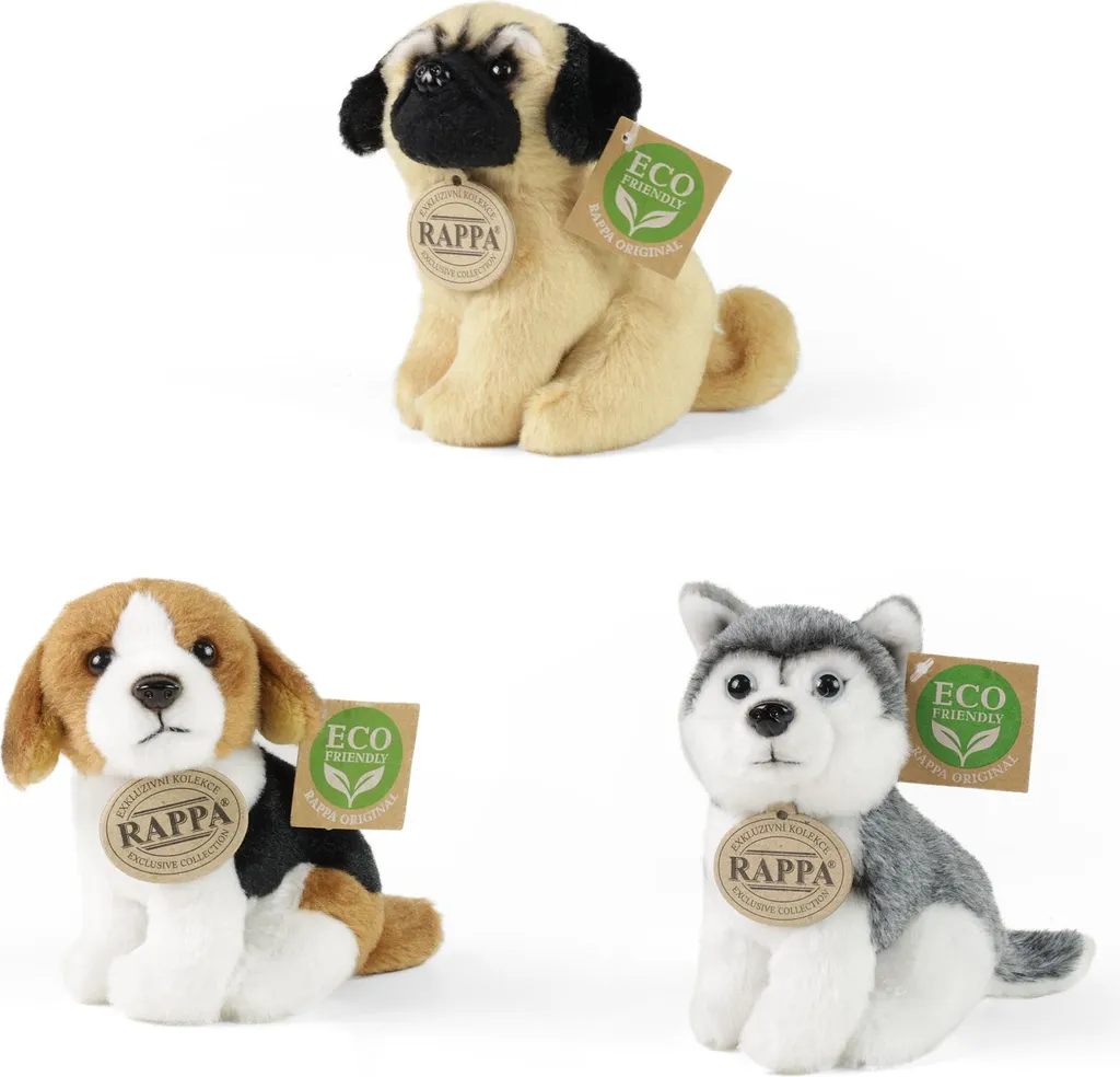 Peluche Chien et Chat RAPPA Collection Exclusive Éco-responsable