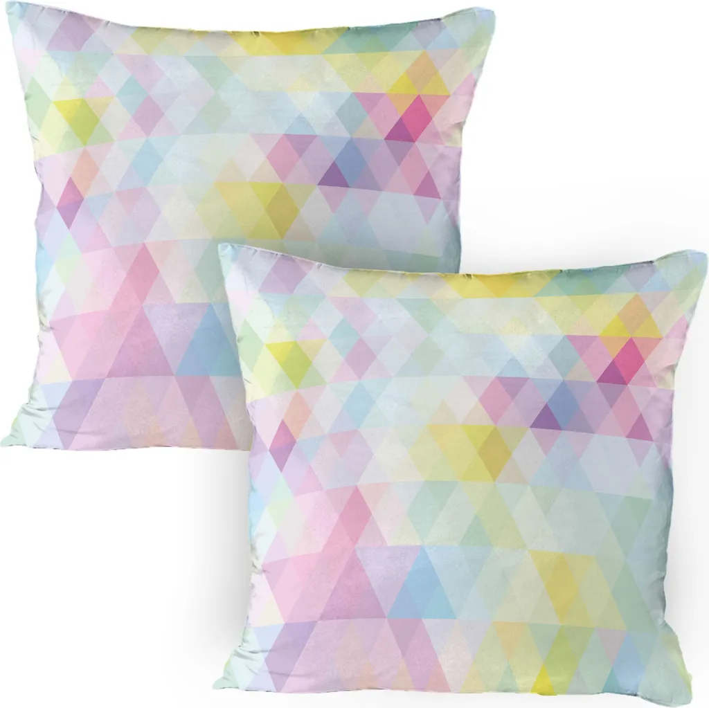 Fodere Cuscino 80x80 Multicolore ABAKUHAUS | Stile Hippie Rainbow