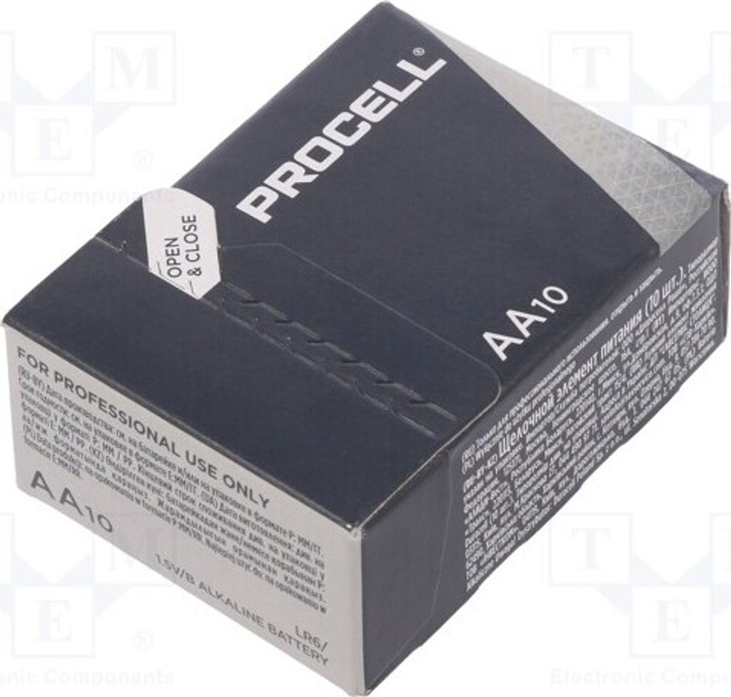1x Batterie: alkalisch Anz.Bat: 10 aufladbar(nein) LR6 INDUSTRIAL Batterien AA 1,5V