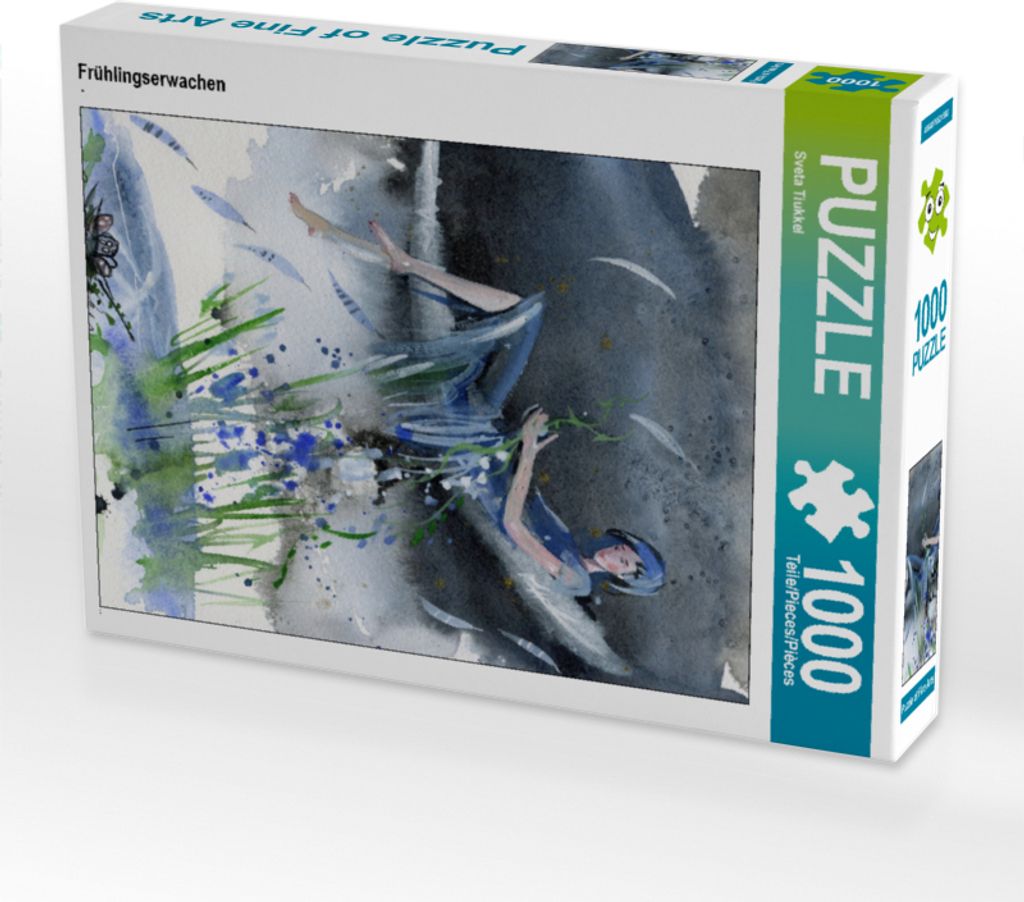 CALVENDO Puzzle Frühlingserwachen 1000 Teile Puzzle hoch | Produktbild 