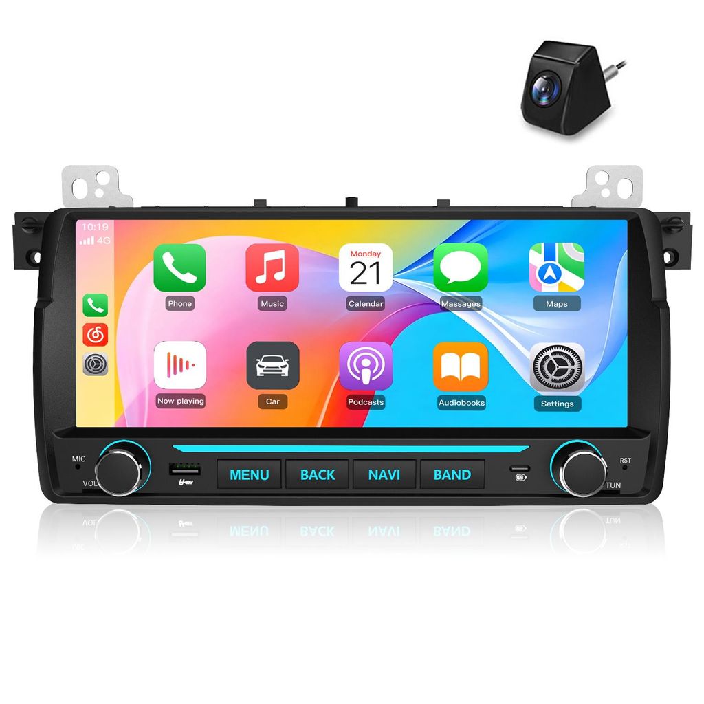Android autorádio s funkciami Carplay, cúvacia kamera, GPS Obrázok produktu 