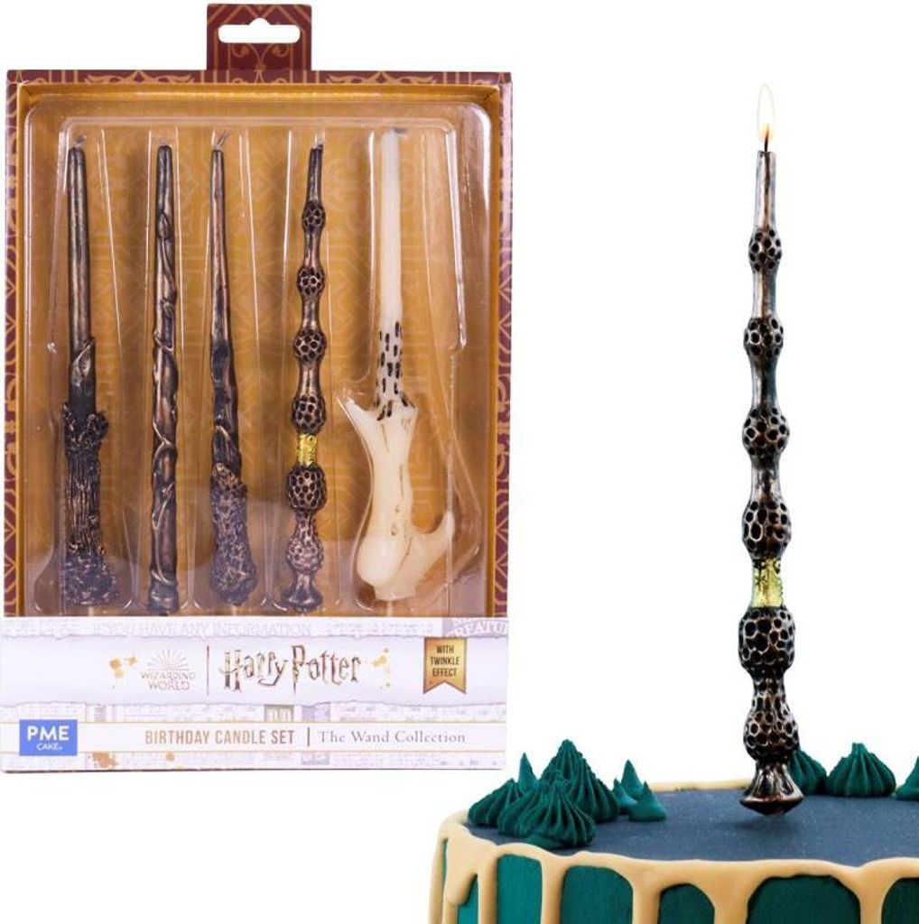 PME Harry Potter Set de Kerzen de Glühstäbe für Geburtstagsfeiern (Set de 5)