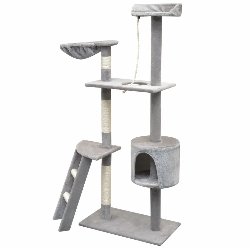 Albero Tiragraffi vidaXL Grigio 150 cm | Design Salvaspazio e Funzionale