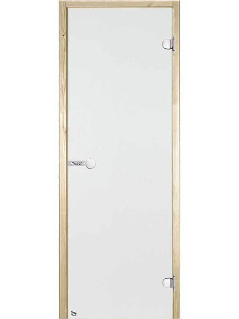 Saunatür Harvia Frame – Espe / Klar Glas / 70 x 190 Produktbild 