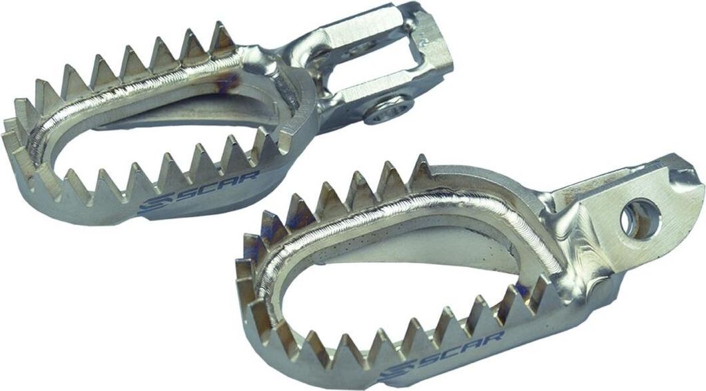 SCAR Fußrasten Titanium Anti Mud