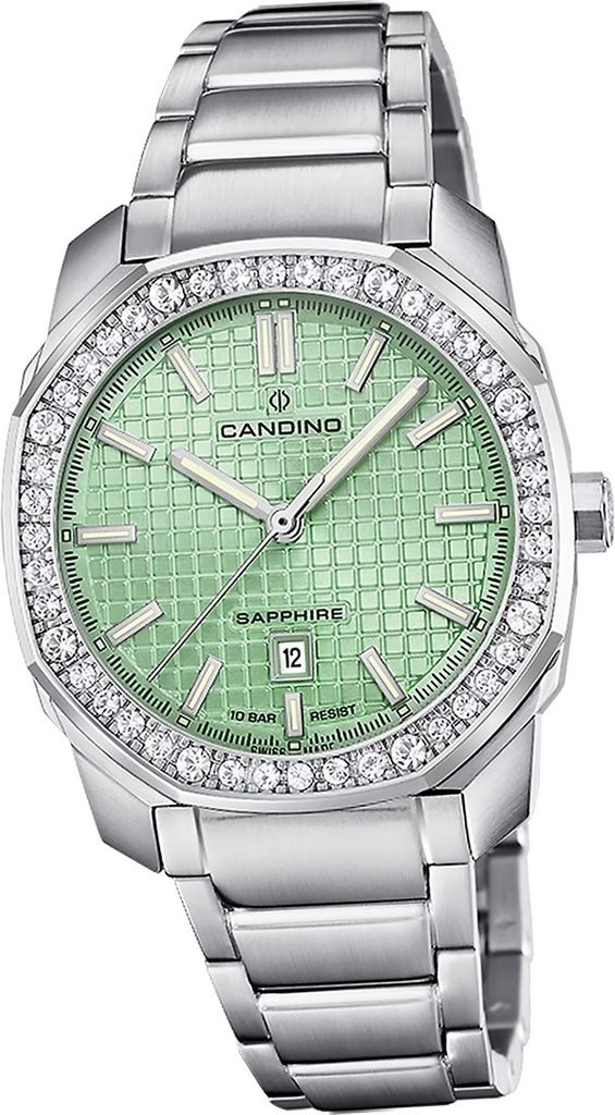 Candino Edelstahl Damen Uhr Analog Elegant Armbanduhr silber Elegance D2UC4756/2