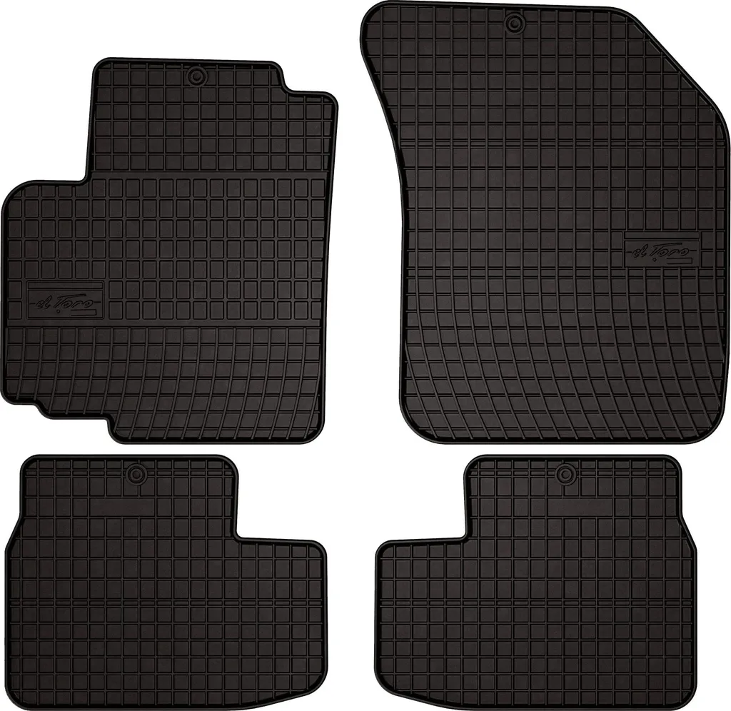 Tappetini Gomma Opel Agila B 2008-2014 - Set 4 Pezzi su Misura Neri