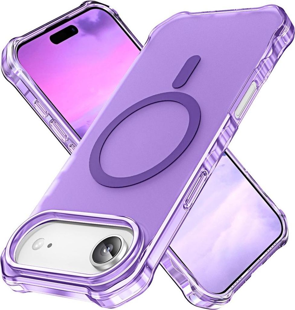 iPhone 17 Hülle - Coverup ShockProof TPU Back Cover - MagSafe Compatible - Violett