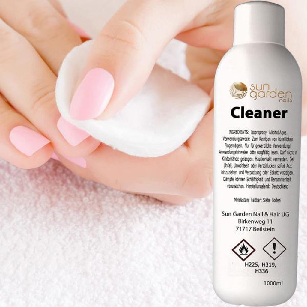 Nagelreiniger Cleaner zum Entfetten, Desinfizieren und Produktbild 