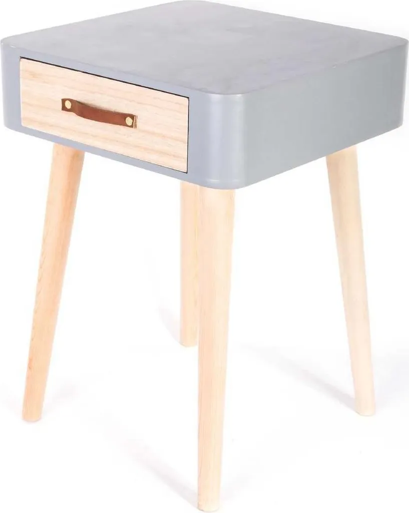 Table de chevet 48 cm avec rangement pour optimiser l'espace du lit - 5