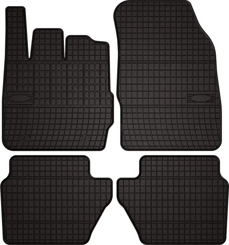Tappeti Gomma Ford Fiesta MK7 2011-2017 Professionali con Bottoni