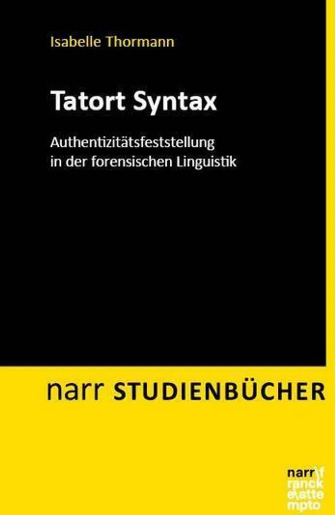 Tatort Syntax Méthode d'Apprentissage Visuelle Grammaire et Syntaxe