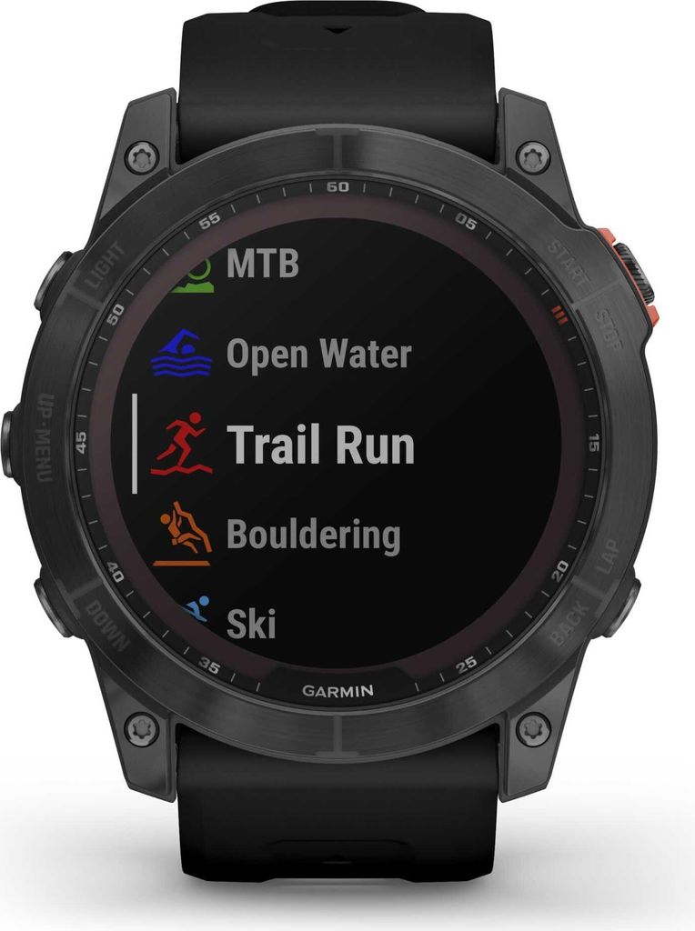 Garmin fenix 7X Solar schwarz/schiefergr Produktbild 