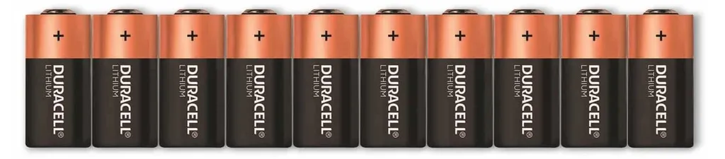 Pile Duracell CR123A Lithium Ultra 3V DL123A en pack de 10 unités