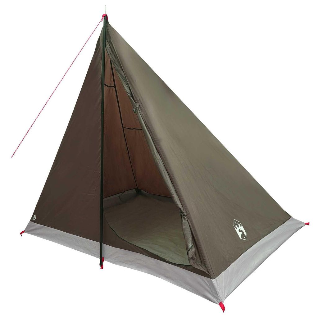 vidaXL Trekkingzelt Braun und Grau 2-Personen