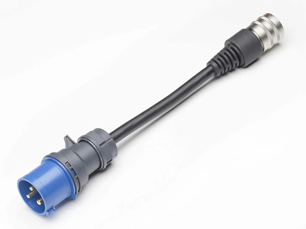 Adaptateur Juice Connector CEE32 Monophasé Bleu pour Bornes de Recharge