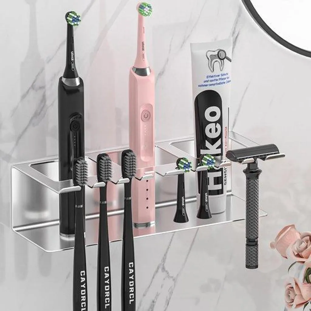 Support électrique mural en inox brossé avec système de rehausse Pro