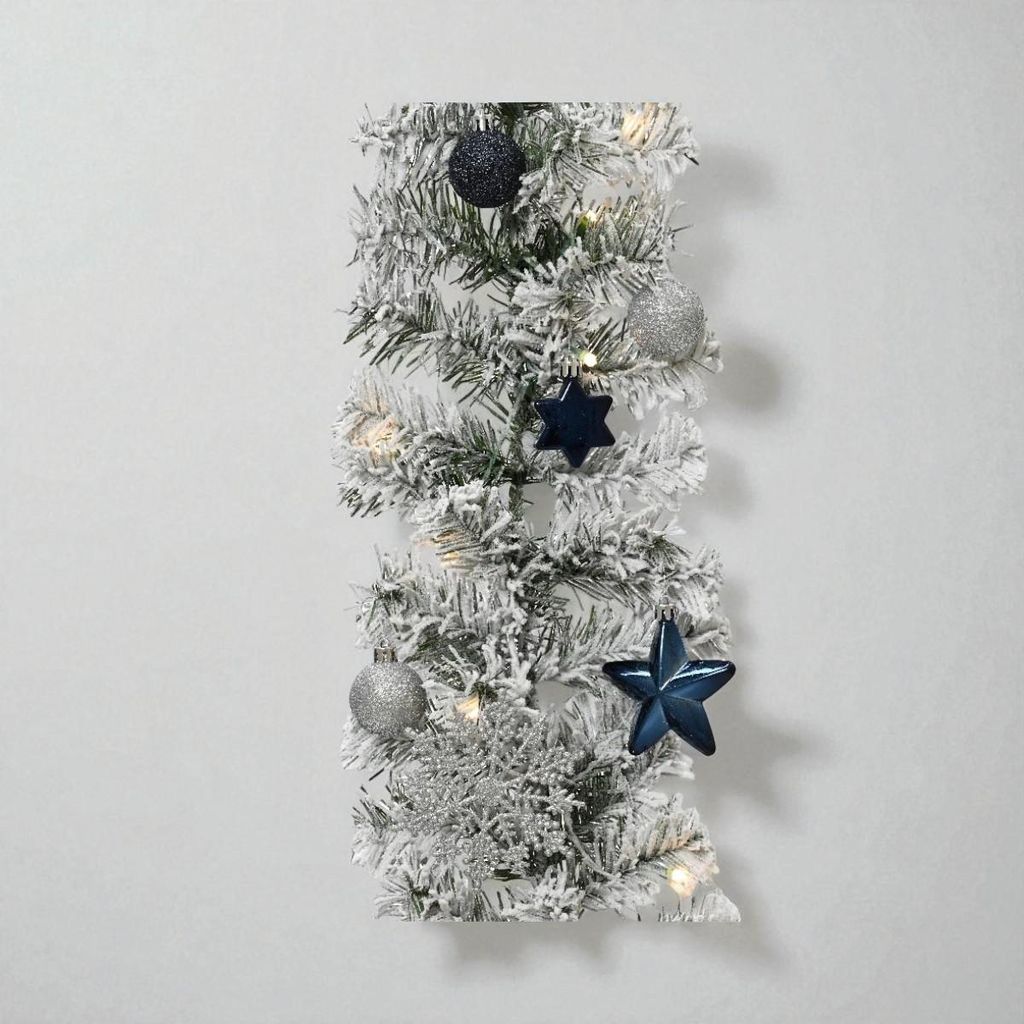 Dekorierte Guirlande LED - 180 cm - mit Twinkle Effekt