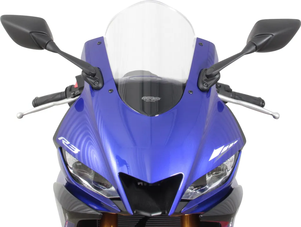 Pare-brise Moto Racing MRA Transparent pour Sportive Yamaha R3 2019