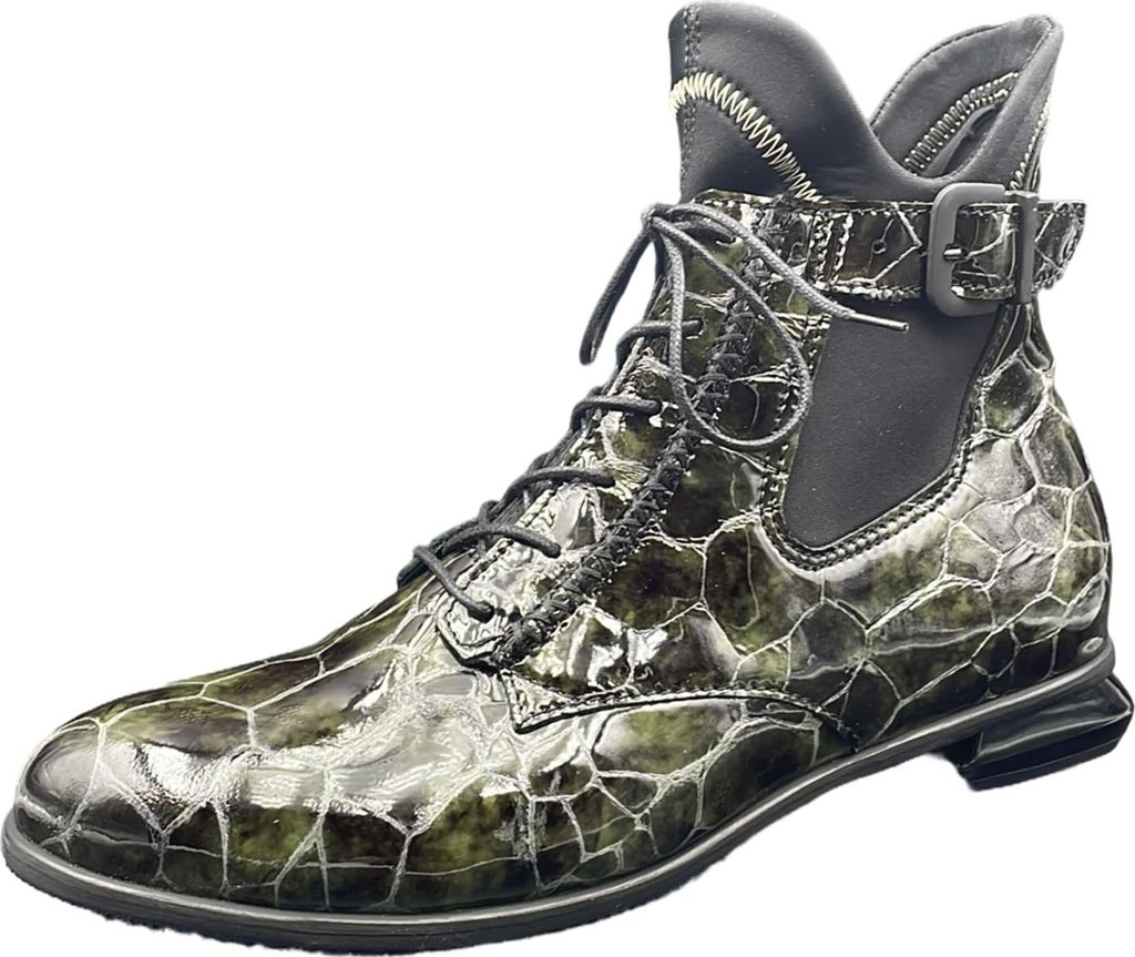 Simen Schnürstiefeletten Damen 31393231343439 Grün 39 EU
