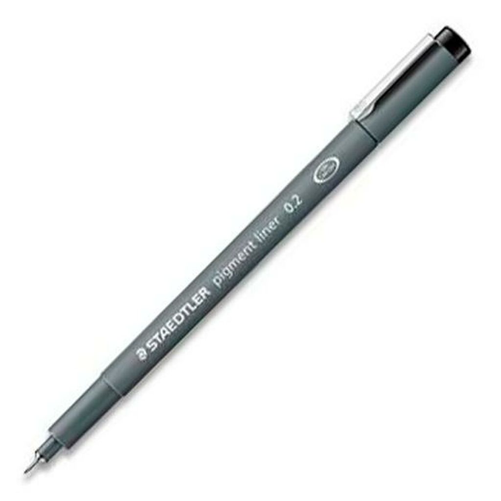 STAEDTLER Pigmentliner schwarz Strichstärke: 0,2 mm Produktbild 