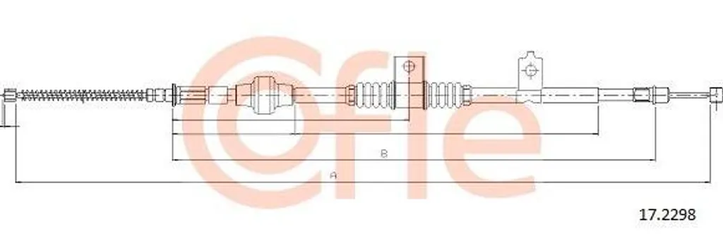 Câble de frein bloqué sur Lancer ? Changez pour le COFLE OE 4820A050 Pro