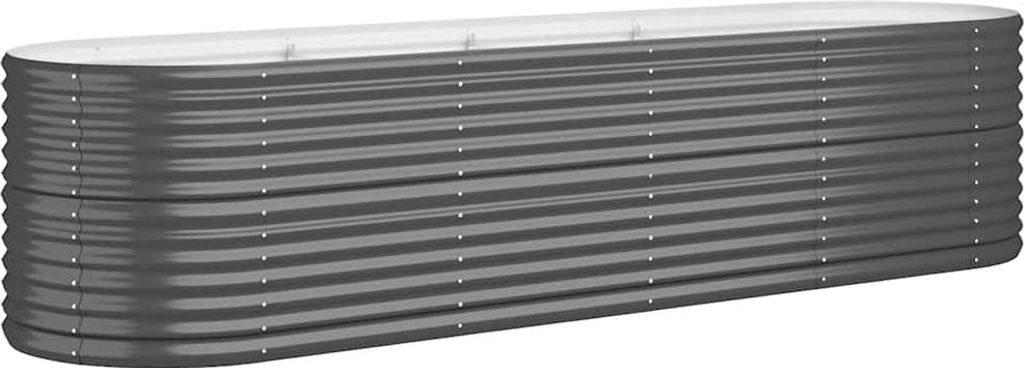 vidaXL Lit surélevé Acier revêtu par poudre 296x80x68 cm Image du produit 