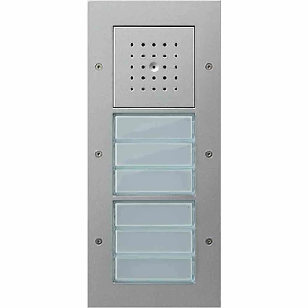 Interphone GIRA 126865 Audio Intercom Aluminium avec Finition Premium