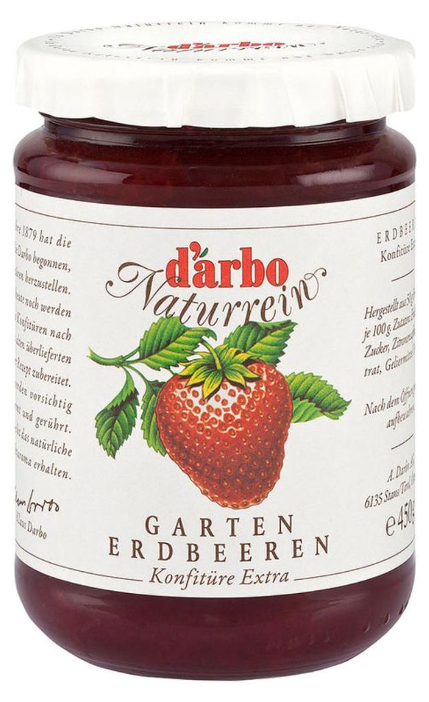 d’arbo 268957001 d’arbo Erdbeere Konfitüre, 450,0 g Zdjęcie produktu 