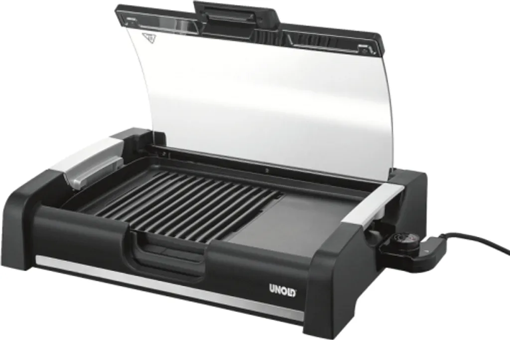 Grill Électrique pour Balcon et Cuisine Unold 58535 Edel Grill 1650W Noir