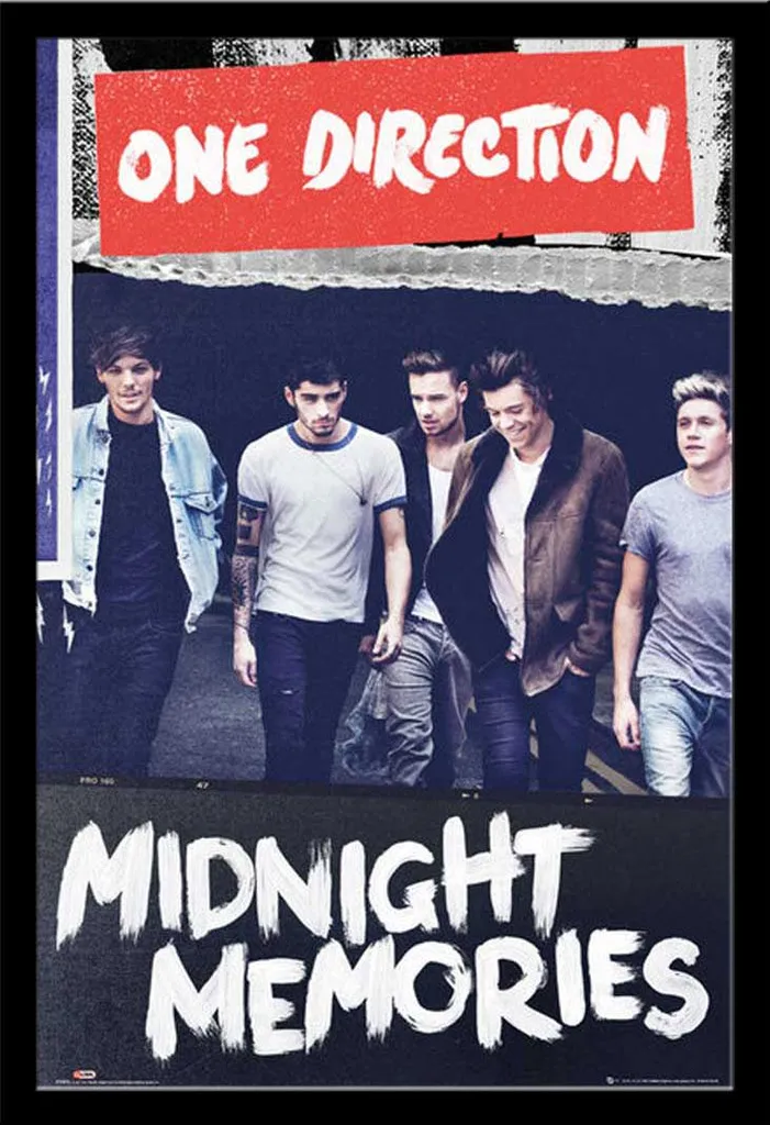 Protégez votre Poster One Direction avec ce cadre noir Shinsuke acrylique