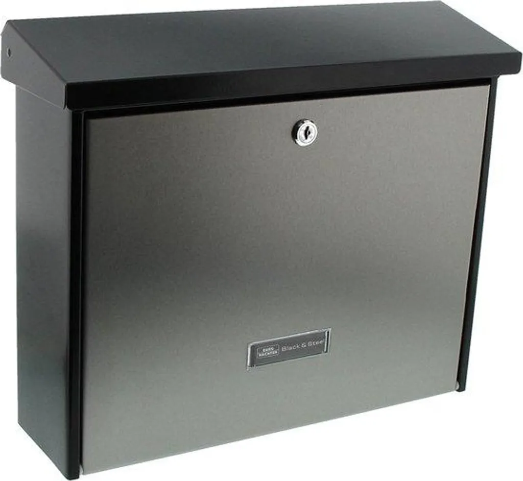 Boîte aux lettres murale étanche - Modèle extérieur format A4 Gris