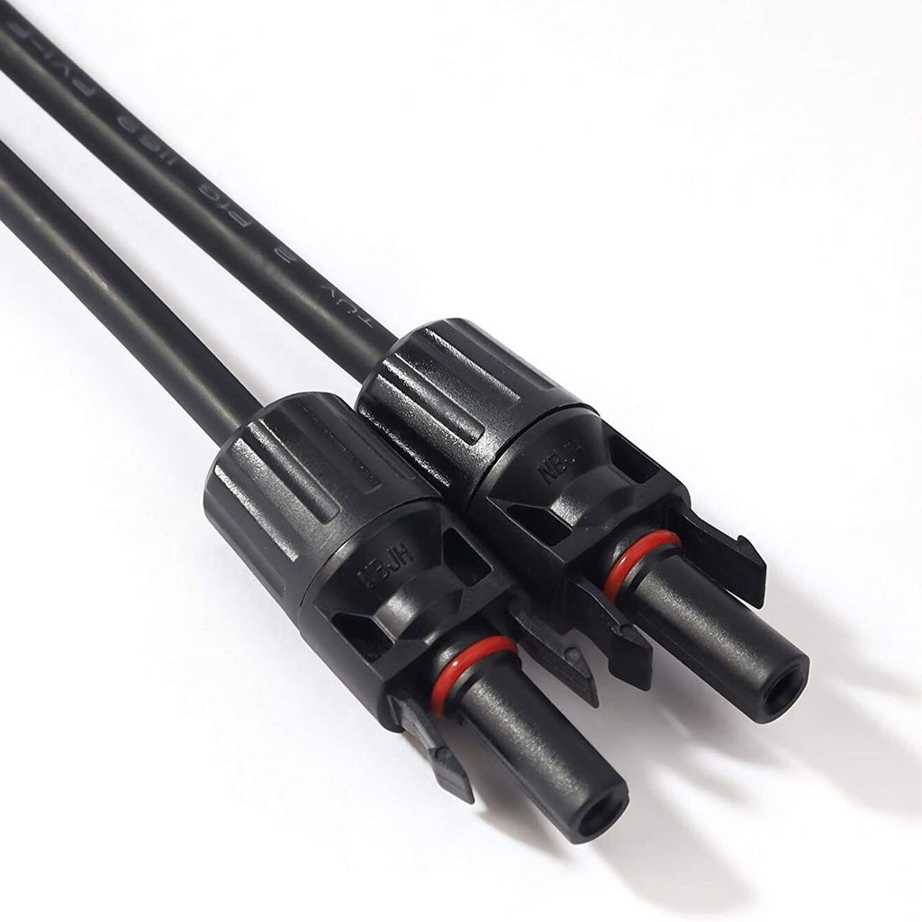 Enjoy Solar® 4-fach Solar Stecker Mit 40 Cm Kabelverlängerung – Für Parallelschaltung, IP67