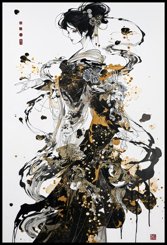 Plakat 68x101cm Tinten-Odysseen