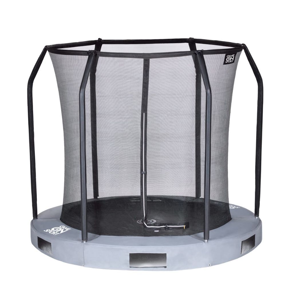 Game on Sport Inground 244 net, Trampolin Sicherheitseinfassungsnetz, Netz, Schwarz