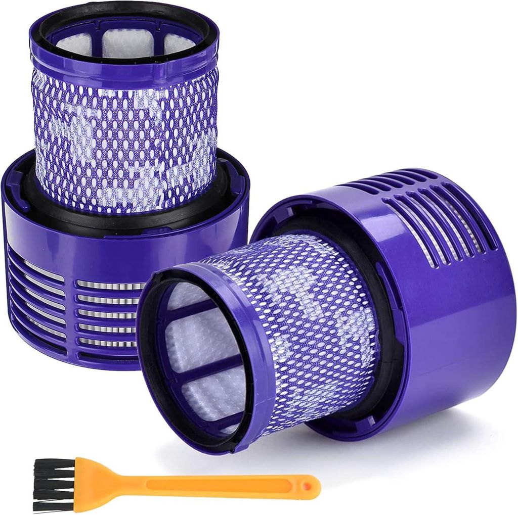 2 Stück Filter für Dyson V10 SV12, ErsatzFilter für Cyclone Serie, Absolute, Animal, Motorhead, Total Clean, Ersetzt Teilenummer #DY-969082-01, ...