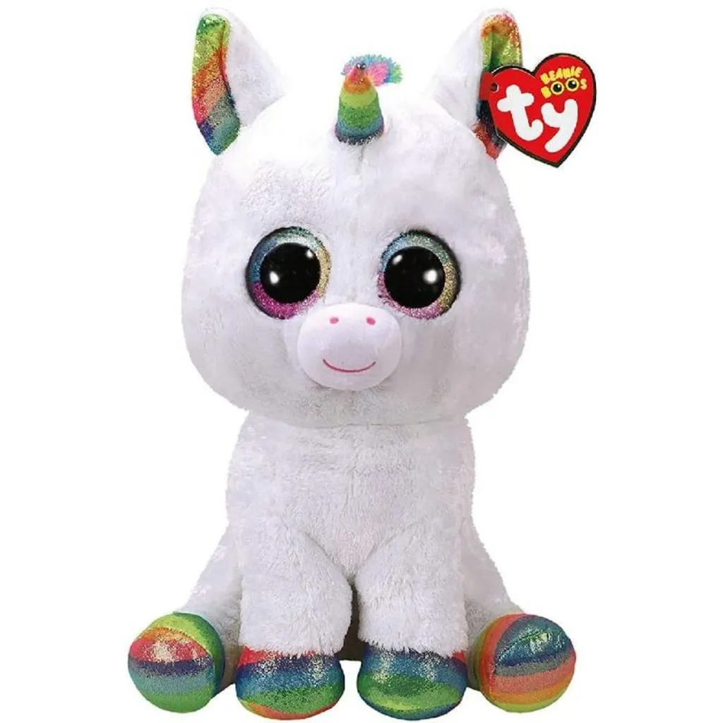 Doudou Licorne Ty Pixy 42 cm - Cadeau Idéal pour Anniversaire Enfant et Bébé