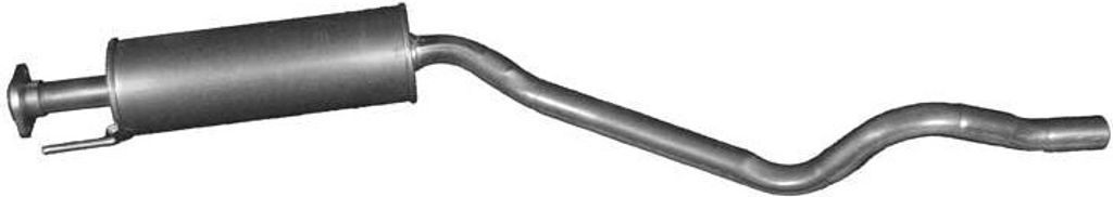 IZAWIT 21.014 Mittelschalldämpfer Schalldämpfer für OPEL Astra F CC (T92) Astra F Limousine (T92) Astra F Cabrio (T92) Astra F Classic CC (T92)