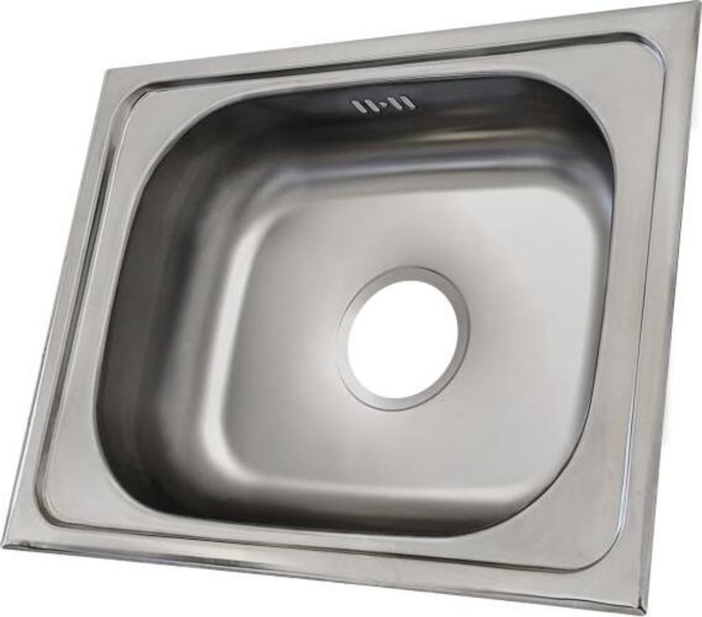 Edelstahl Einbauspüle 40 × 50 cm – Küchenspüle  Spülbecken Produktbild 