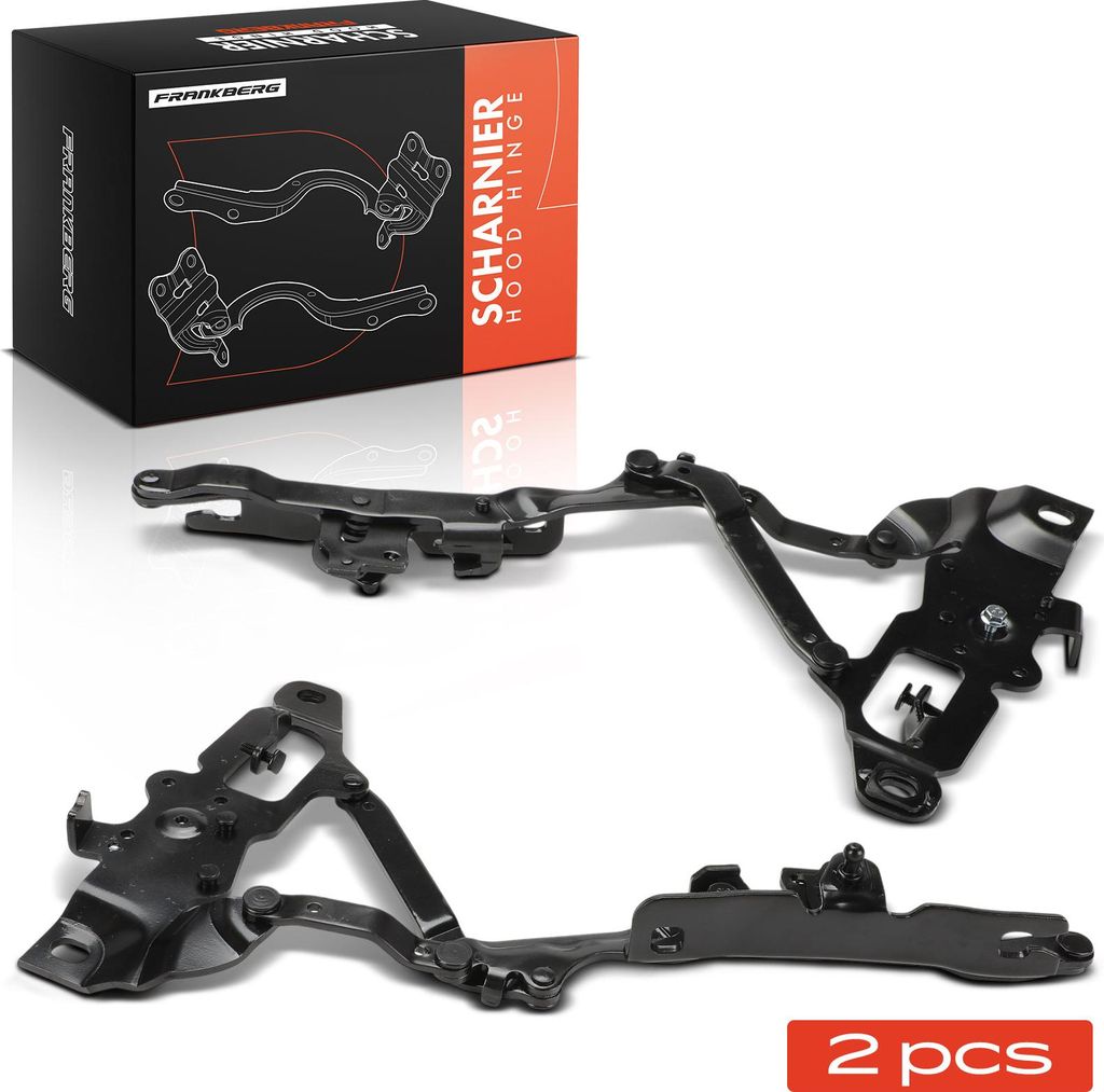 Frankberg 2x Scharnier Motorhaube Vorne Links Rechts für BMW 7er F01 F02 F03 F04 2008-2015