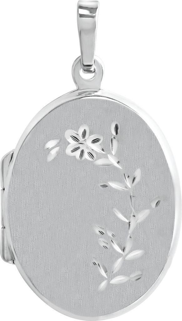 V Medaillon 925/- Sterling Silber 2,9cm weiß 271240203