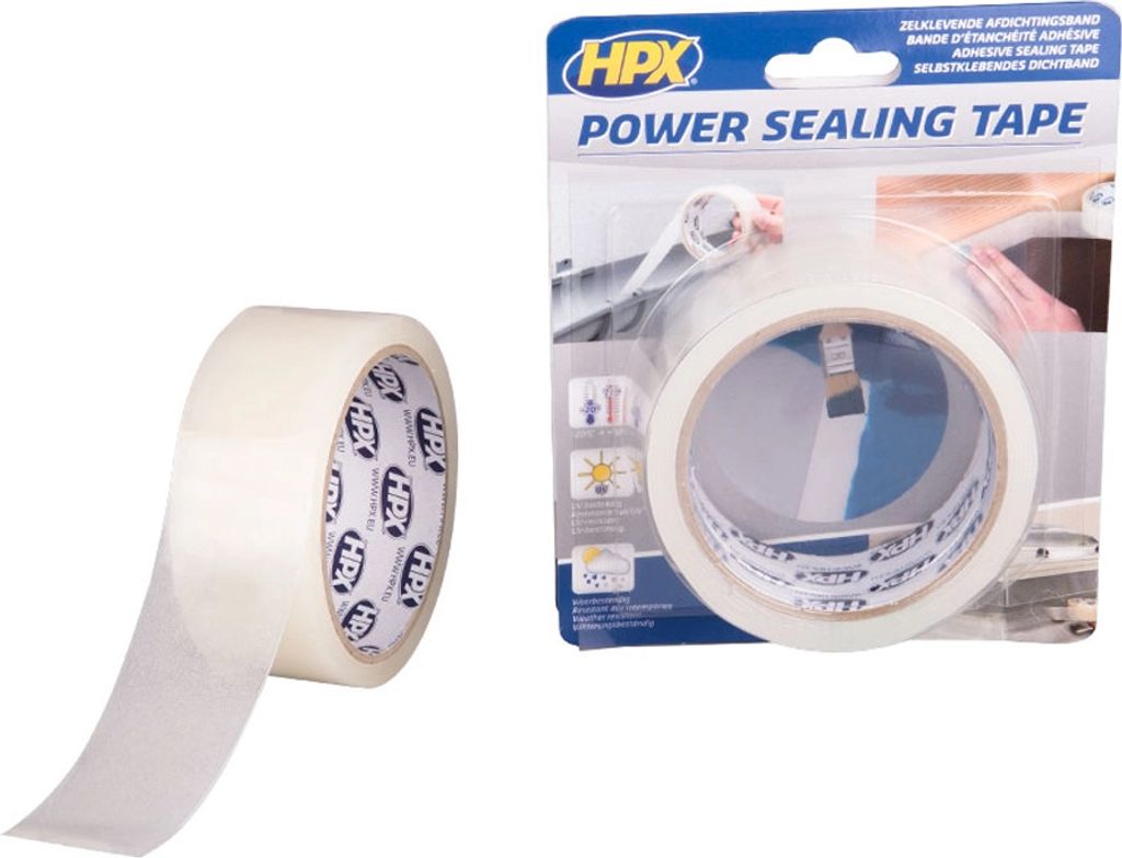 HPX Stark klebendes Dichtband - 38 mm x 1.5 m - Halbtransparent - PS3802