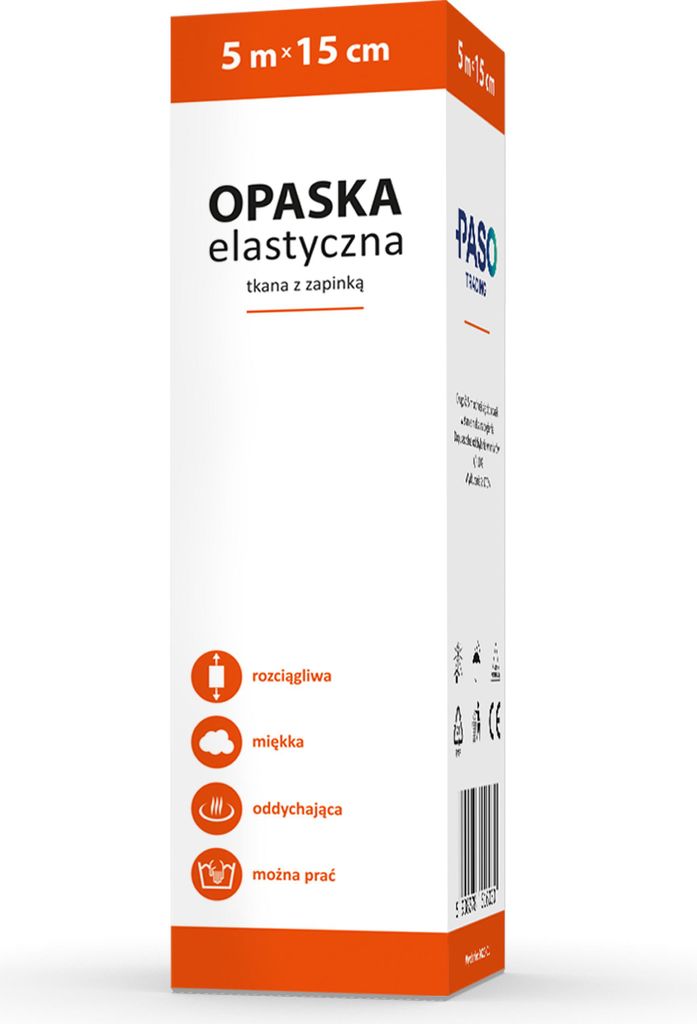 Elastisches Webstirnband mit Verschluss 5m x 15cm 1 Stück Produktbild 