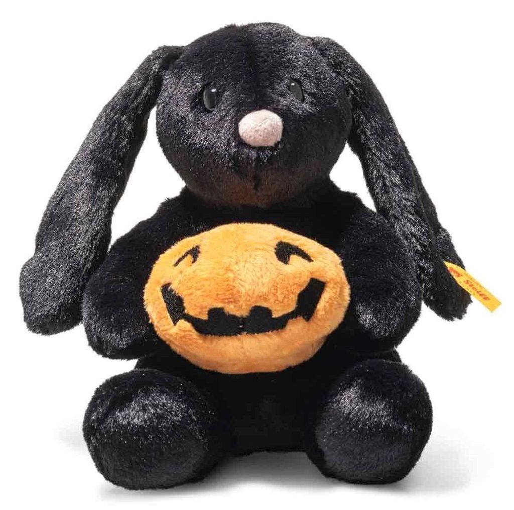 Steiff Kuscheltier Hoppie Hase Mr. Spice schwarz 16 cm Produktbild 