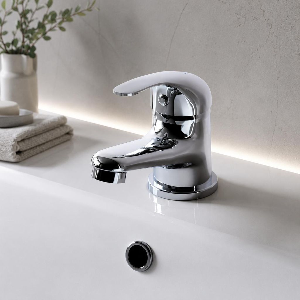 AM.PM Play Einhebel-Waschtischarmatur, Wasserhahn Bad Chrom Produktbild 