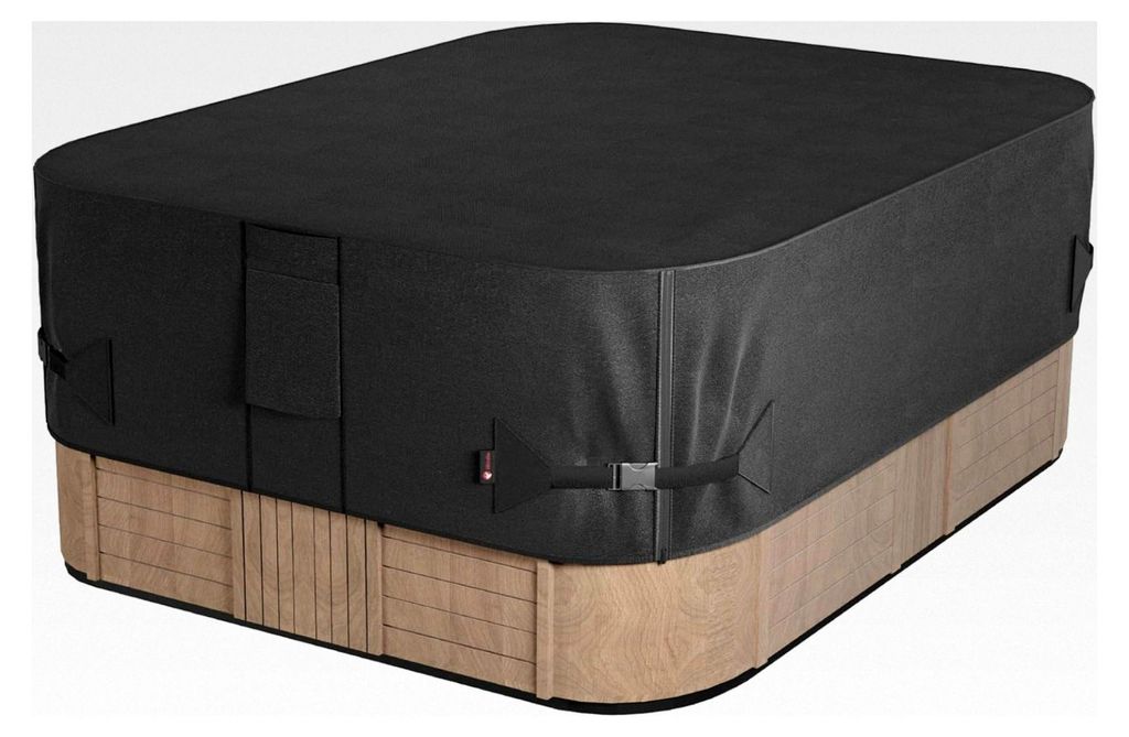 Wasserdichte rechteckige Abdeckung für Whirlpools im Außenbereich, 215,9 x 170,2 cm, passend für 84 x 66 oder 83 x 65 oder 82 x 64, SPA 600D, st...