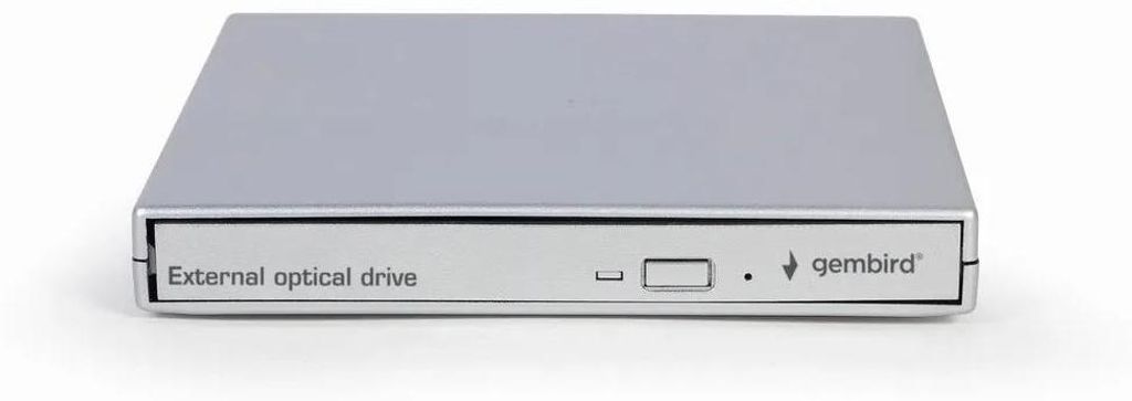 Gembird DVD-USB-021-SV External USB DVD drive silver - DVD-Brenner - USB 2.0