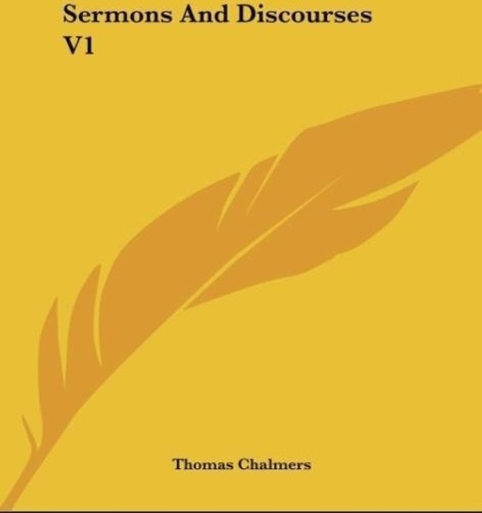 Sermons And Discourses V1
