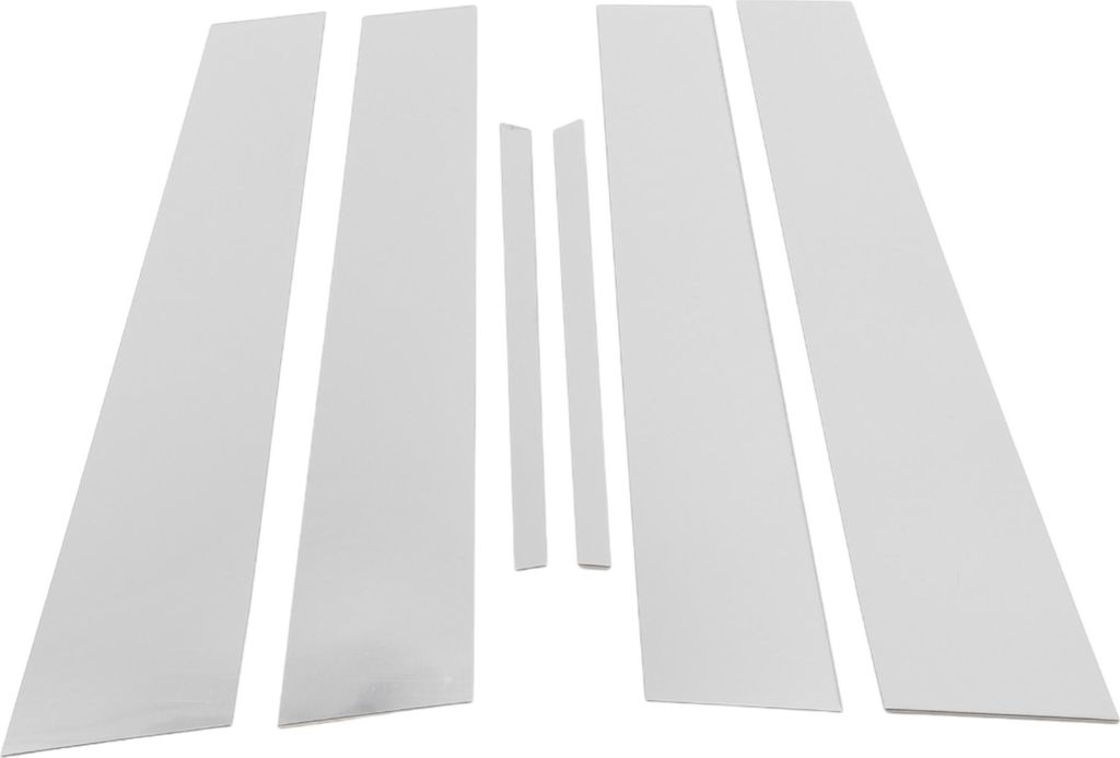 Türpfostenfensterleiste - Auto Front Heck Links Rechts Seite Anti-Kratz-Aufkleber - für Toyota Camry 2012-2016 Kunststoff Chrom Silberfarben - 6 ...