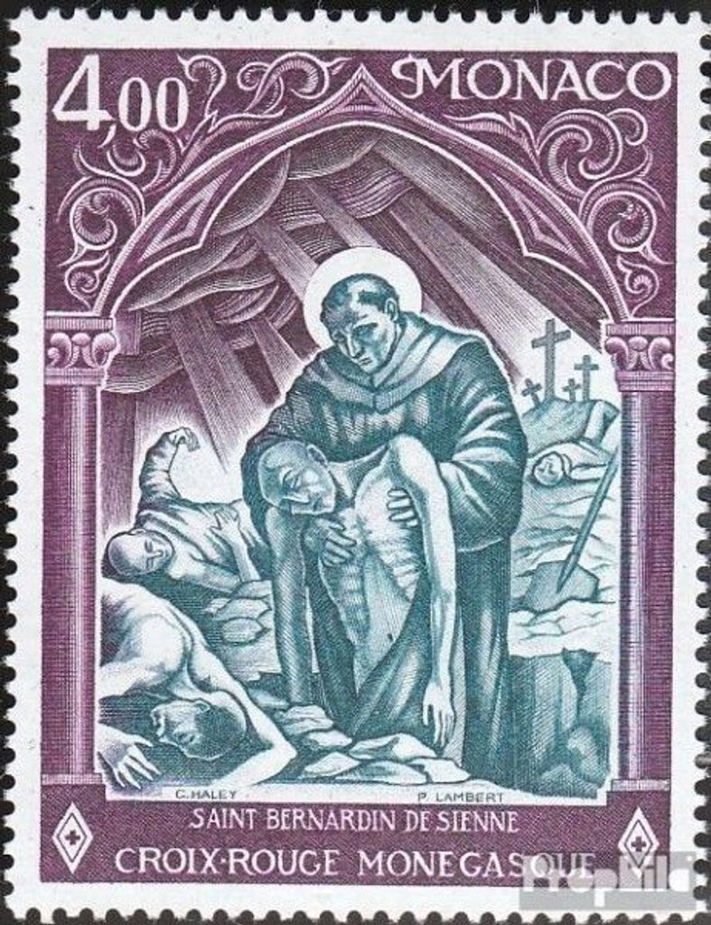 Briefmarken Monaco 1975 Mi 1169 (kompl.Ausg.) postfrisch Rotes Kreuz